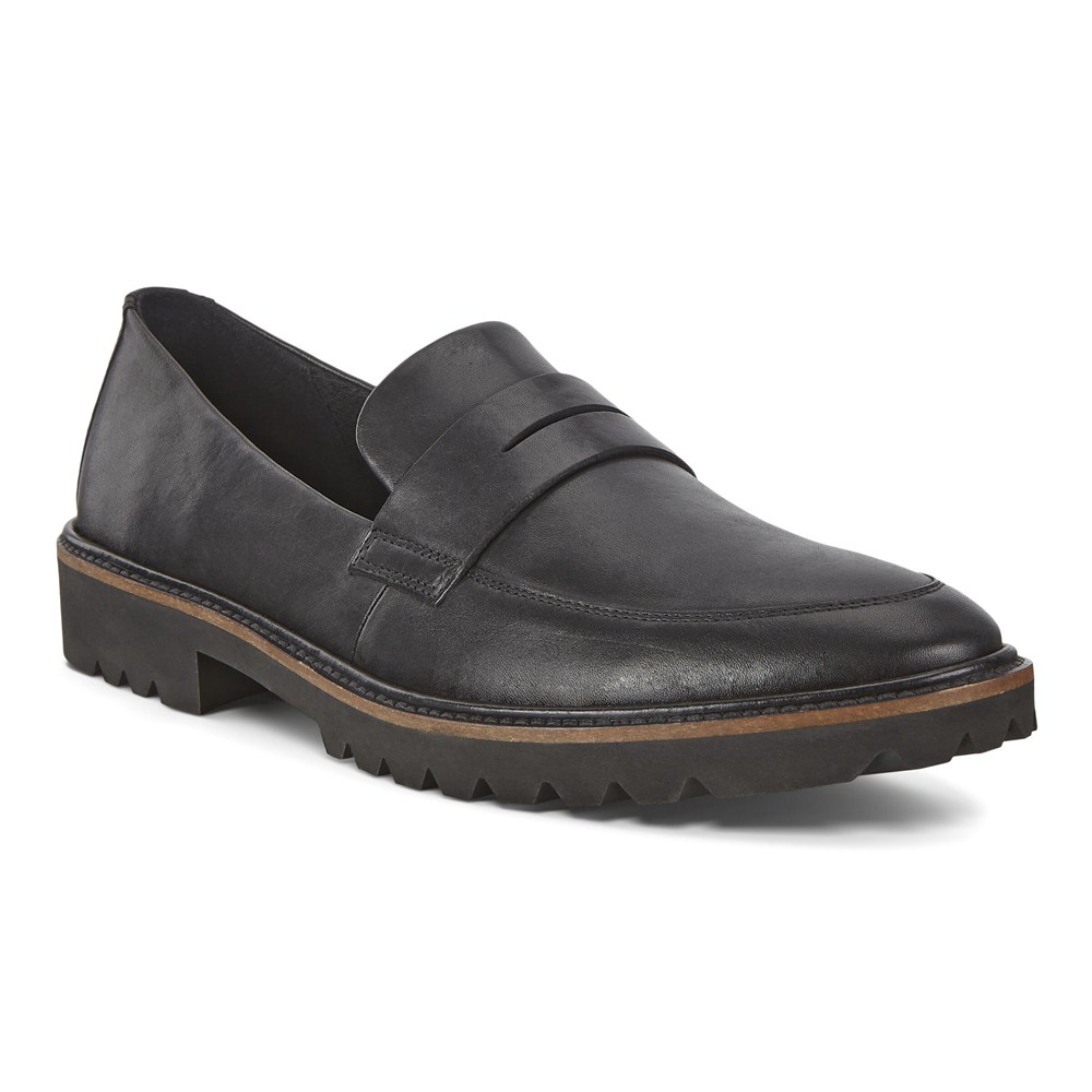 Loafers Mujer - ECCO Modern Tailored Slip-On Penny - Negros - SYZ289640